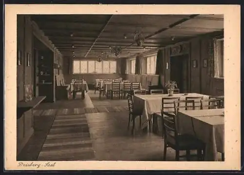 AK Berlin-Dahlem, Duisburg-Saal im Harnack-Haus der Kaiser-Wilhelm-Gesellschaft zur Förderung der Wissenschaften