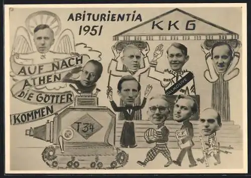AK Aachen, Kaiser-Karls-Gymnasium Abiturientia 1951