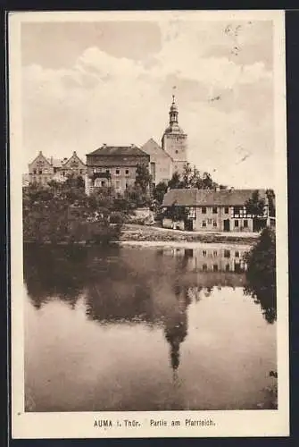 AK Auma, Partie am Pfarrteich