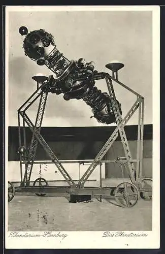 AK Hamburg-Winterhude, Planetarium, Projektor