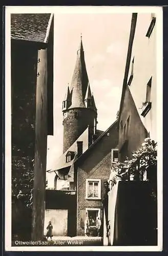 AK Ottweiler /Saar, Alter Winkel und alter Wehrturm