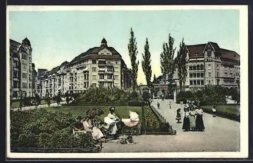 AK Berlin-Schöneberg, auf dem Bayerischen Platz