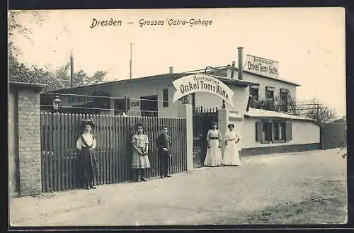 AK Dresden, Restaurant Onkel Toms Hütte, Grosses Ostra-Gehege