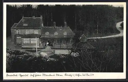 AK Burg i. Dithm., Gasthaus Parades-Sprudel, Inh. Frau Martens Wwe
