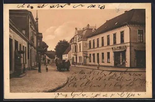 AK Varel / Oldenburg, Geschäfte in der Schlossstrasse