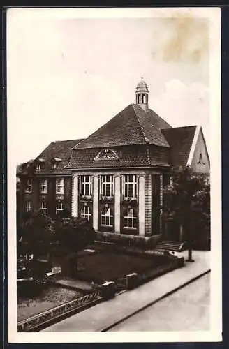 AK Hamburg-Wilhelmsburg, Handwerkskammer mit Garten