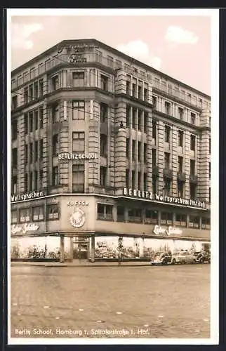 AK Hamburg, Berlitz School, Spitalerstrasse 1, Hbf.