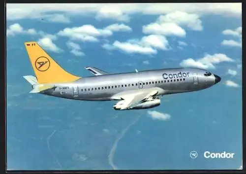 AK Europa-Jet Boeing 737-230 von Condor im Flug