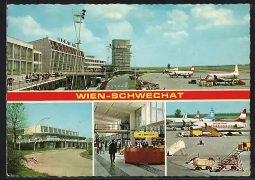 AK Wien-Schwechat, Flughafen, Information, Landebahn