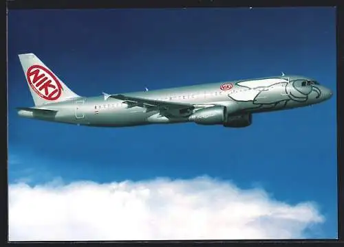 AK Flugzeug Airbus A320-214 der Niki