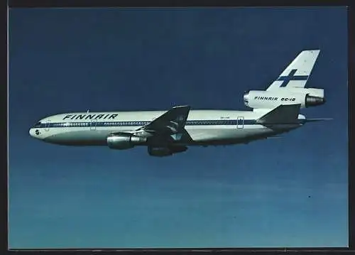 AK Flugzeug Douglas DC-10 der Finnair