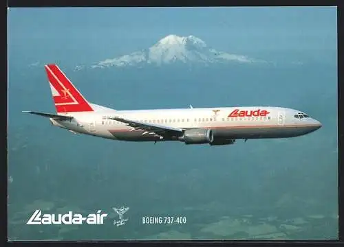 AK Flugzeug Boeing 737-400 der Lauda-air