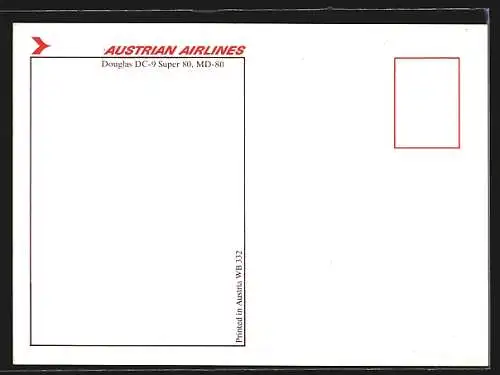 AK Austrian Airlines, Douglas DC-9 Super 80, MD-80