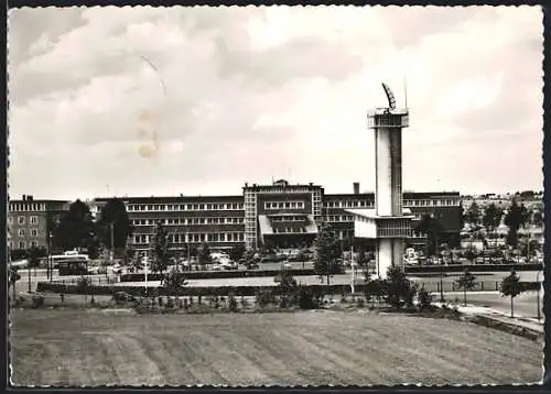 AK Hamburg-Fuhlsbüttel, Flughafen mit Tower