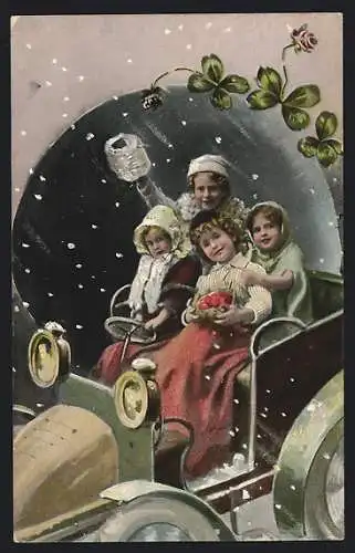 AK Kinder in einem Auto