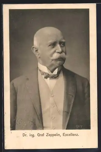 AK Portrait Dr. ing. Graf Zeppelin
