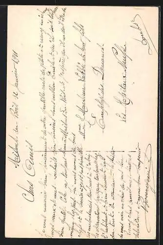 AK Mädchen in einem Flugzeug