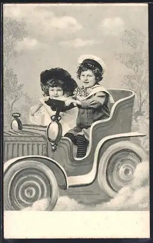 AK Kinder in einem Auto