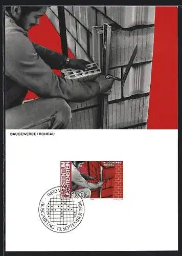 Maximum-AK Vaduz /Liechtenstein, Baugewerbe, Rohbau, Ausgabe 10. September 1984