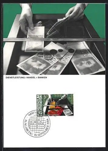 Maximum-AK Vaduz /Liechtenstein, Dienstleistung, Handel + Banken, Ausgabe 10. September 1984