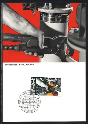 Maximum-AK Vaduz /Liechtenstein, Baugewerbe, Installationen, Ausgabe 10. September 1984