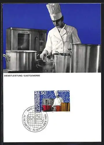 Maximum-AK Vaduz /Liechtenstein, Dienstleistung, Gastgewerbe, Ausgabe 10. September 1984