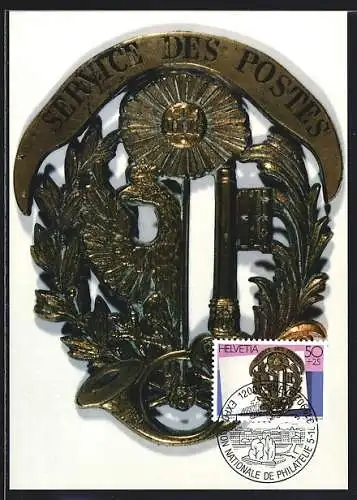 Maximum-AK Genf, Sonderblock, Brustschild der Genfer Kantonalpost