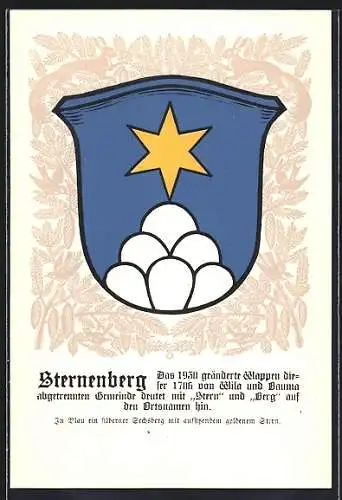 AK Sternenberg, Wappen der Gemeinde