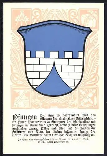 AK Pfungen, Wappen der Gemeinde