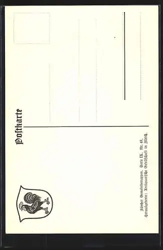 AK Ottenbach, Wappen mit Hahn