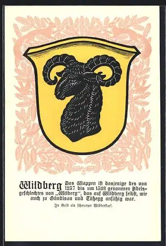 AK Wildberg, Wappen der Gemeinde