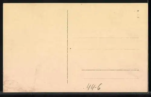 AK Baby in Kinderwagen in ovalem Passepartout