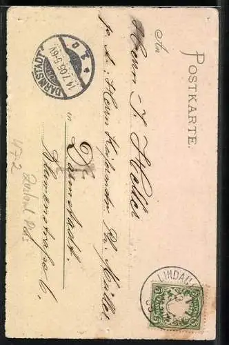 AK Studentenwappen mit Ritterhelm, Absolbia sei`s Panier