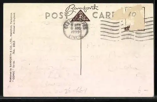 Künstler-AK Arnold Taylor: Zwei Frauen beobachten einen Transporter, I`ll give `em a trial Gertie...