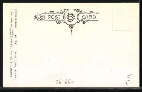 Künstler-AK Arnold Taylor: Frau liegt lächelnd im Bett, Its nice to get up in a morning, but its nicer to lie in bed