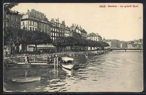 AK Genève, Le grand Quai