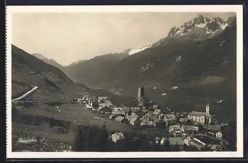 AK Hospental, Totalansicht aus der Vogelschau