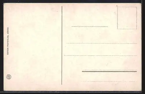 AK Lugano-Paradiso, Ortsansicht mit Uferstrasse u. Bergpanorama aus der Vogelschau
