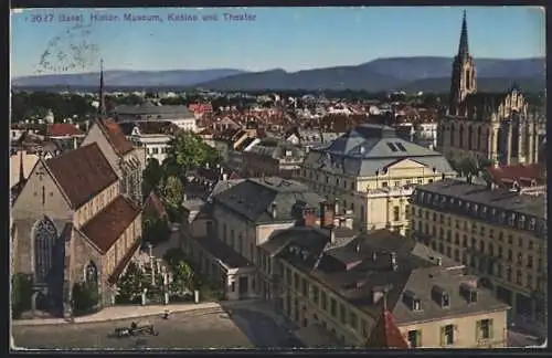 AK Basel, Histor. Museum, Kasino & Theater