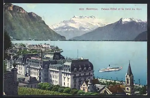 AK Montreux, Palace-Hotel et la Dent du Midi