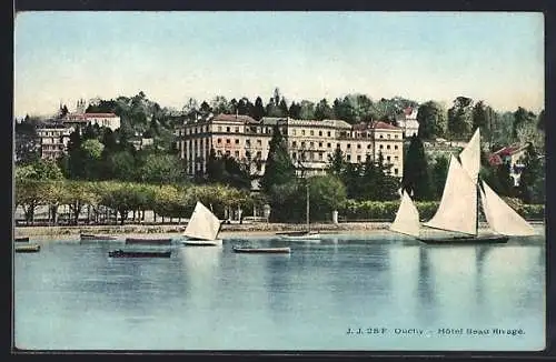 AK Ouchy, Hotel Beau Rivage, Segelboote