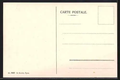 AK Genève, Genève et le Mont Blanc