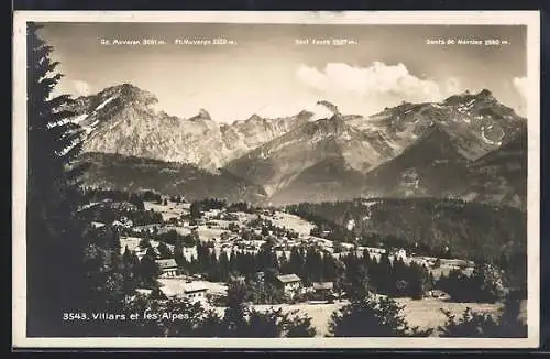 AK Villars, Villars et les Alpes