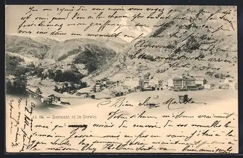 AK Zermatt, Zermatt et le Cervin