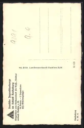 AK Rochsburg, Schloss Rochsburg mit Jugendherberge