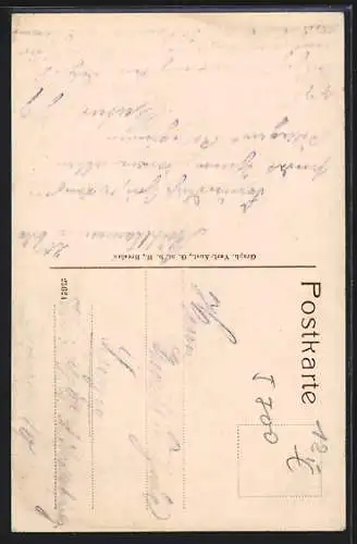 AK Mühlhausen i. Thür., Eingang zum Rathaus