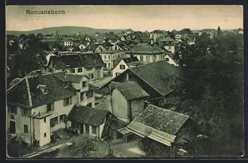 AK Romanshorn, Blick über die Dächer