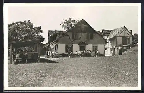 AK Siblingen, Gasthaus Siblinger-Randenhaus, Bes. Familie Schär