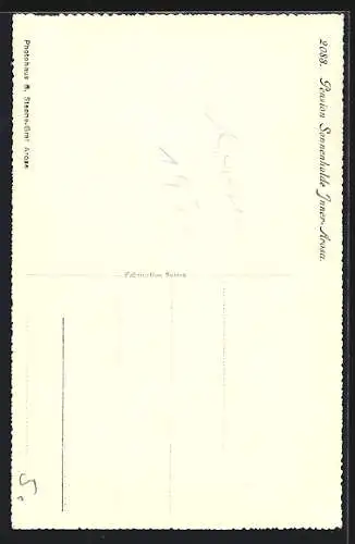 AK Inner-Arosa, Pension Sonnenhalde im Schnee