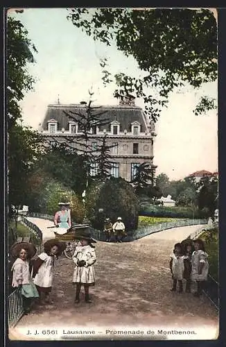 AK Lausanne, Promenade de Montbenon